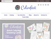 Tablet Screenshot of colorfest.net